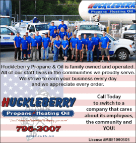 Huckleberry Heating Oil ad